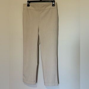 Rachel Zoe Cream Straight Leg Pants